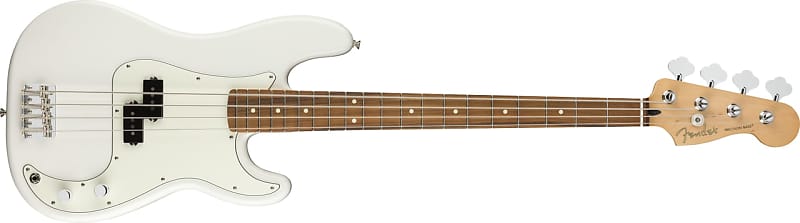 Бас-гитара Fender Player Precision, накладка на гриф Pau Ferro, цвет Polar White Player Precision Bass фотографии