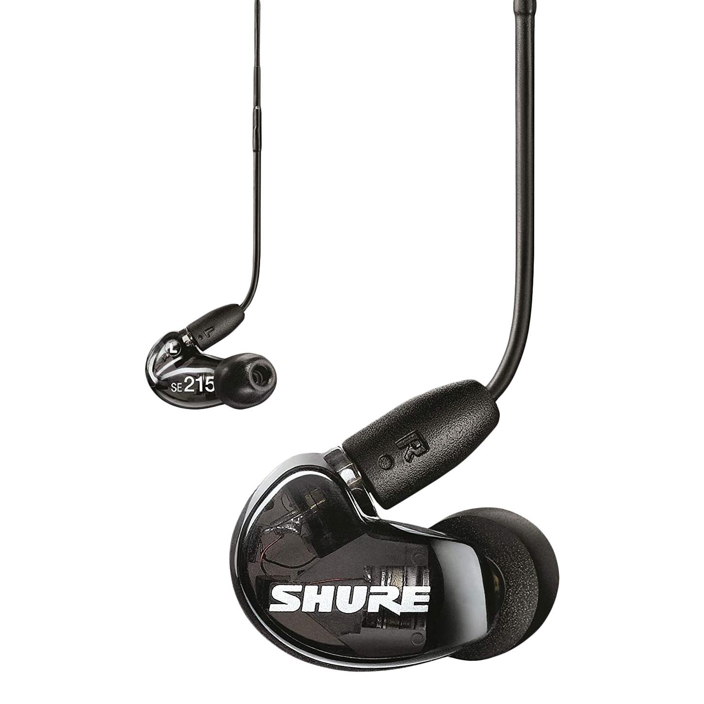 Наушники-вкладыши Shure SE215 RMCE-UNI Remote Mic, черный - фото