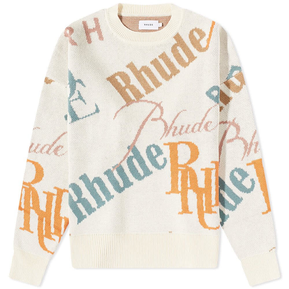 

Джемпер Rhude Jacquard Logo Knit, Белый