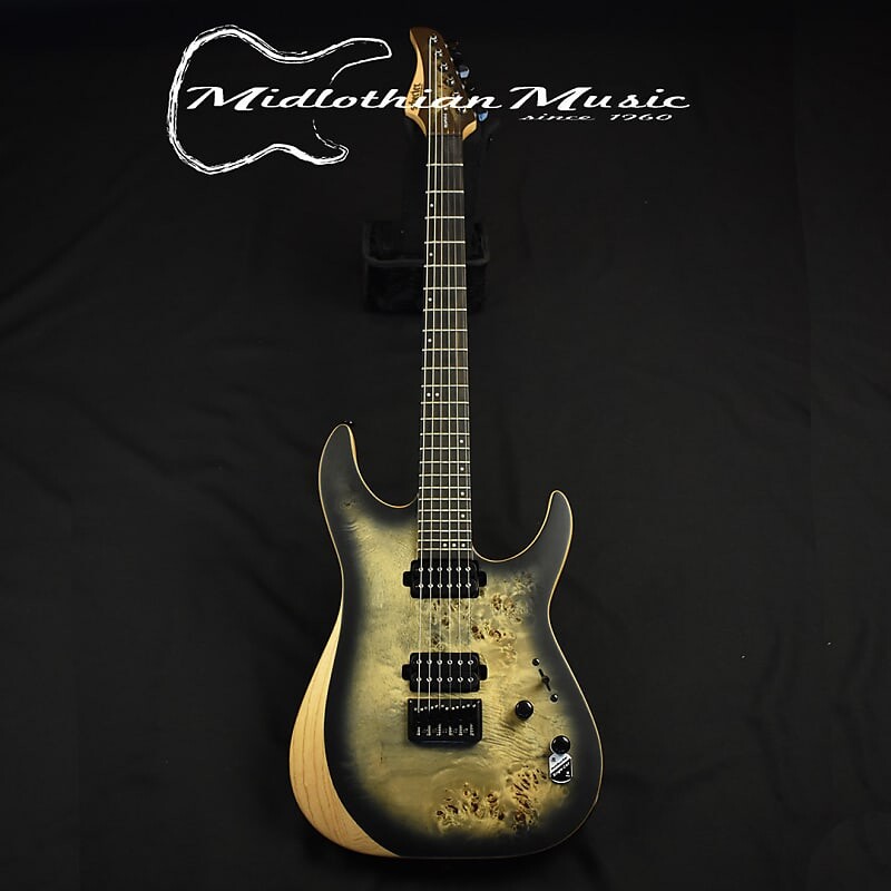 

Schecter Reaper-6 - отделка Satin Charcoal Burst #IW20110830 Reaper 6