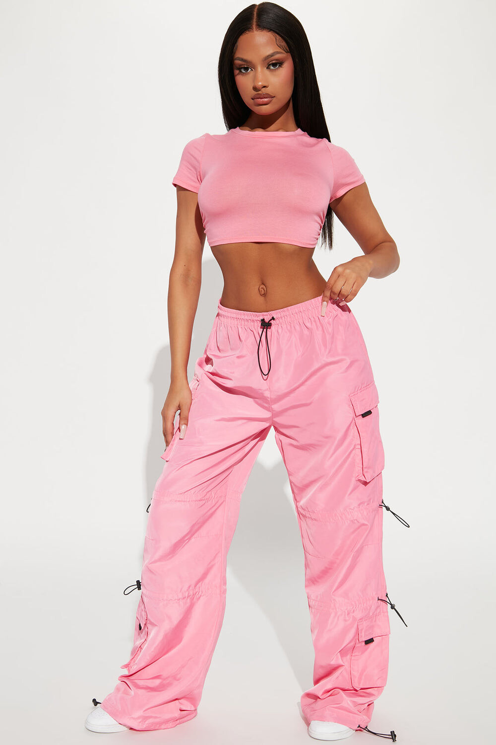 

Брюки Fashion Nova 22STY08184, розовый