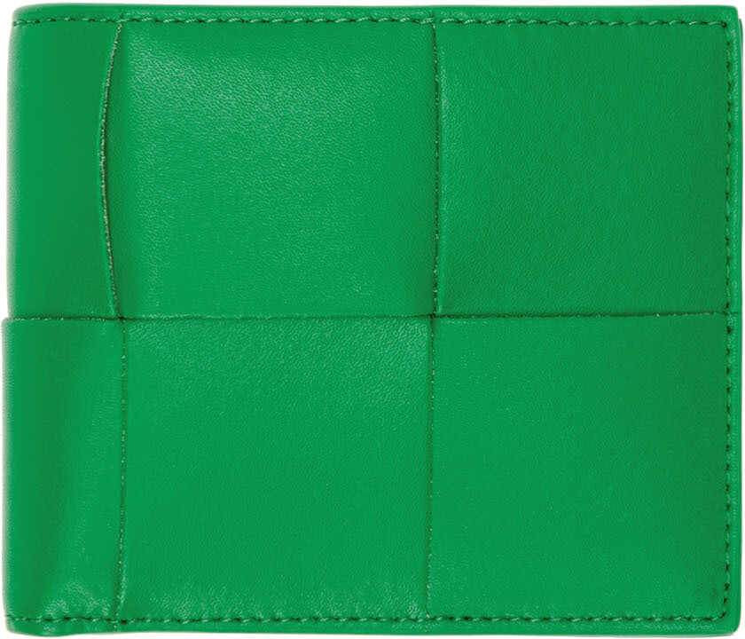 

Зеленый бумажник в два сложения Bottega Veneta