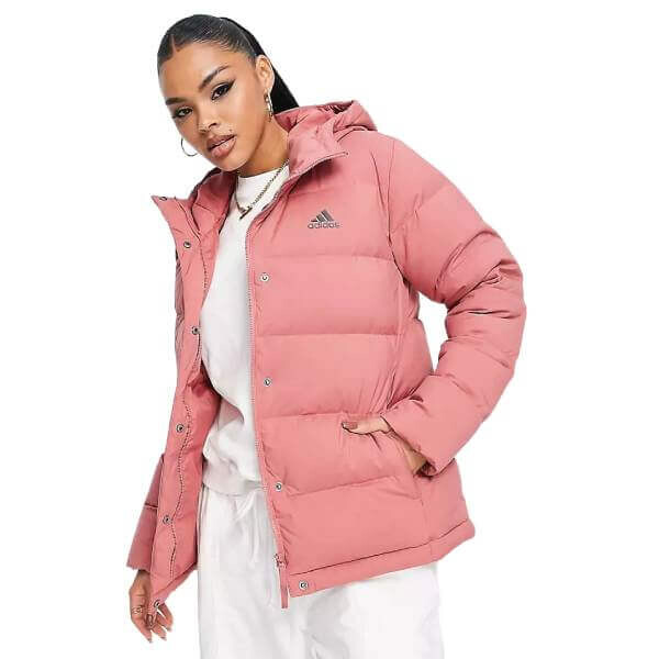 

Пуховик Adidas Outdoor Helionic, розовый