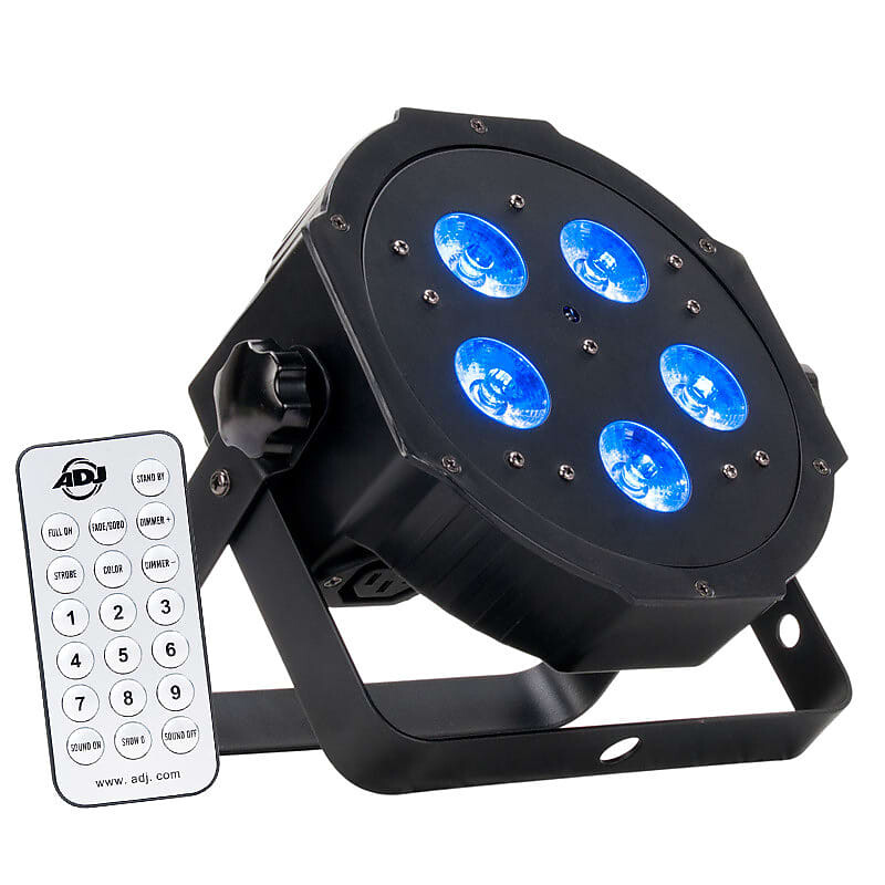 

ADJ Mega Hex Par — компактный светодиодный прожектор RGBAW+UV American DJ