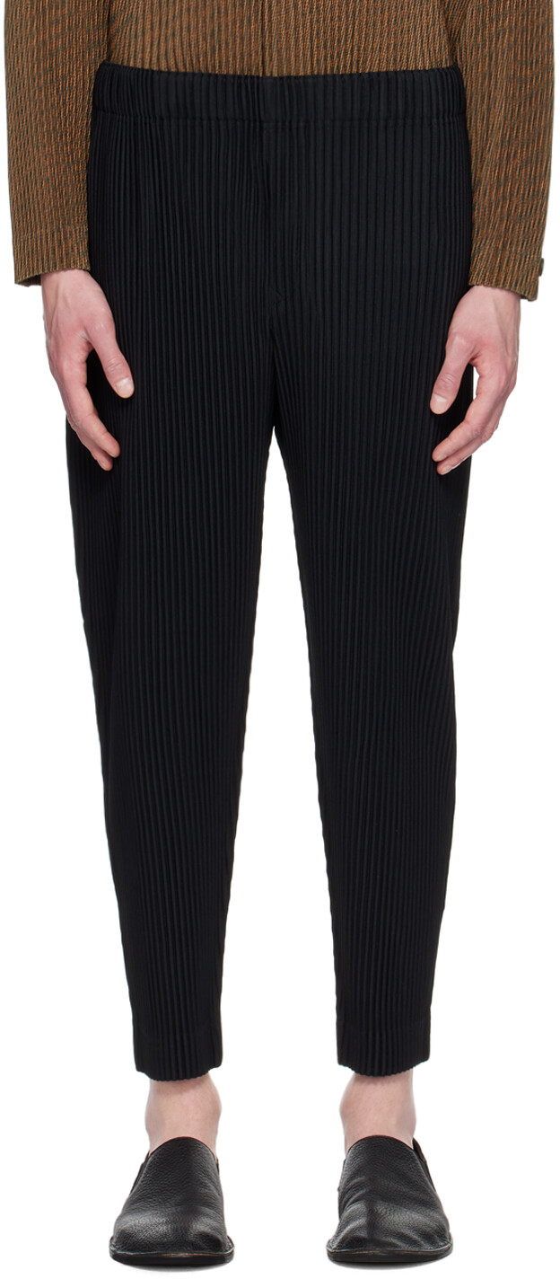 

Черные брюки Monthly Color December Homme Plissé Issey Miyake