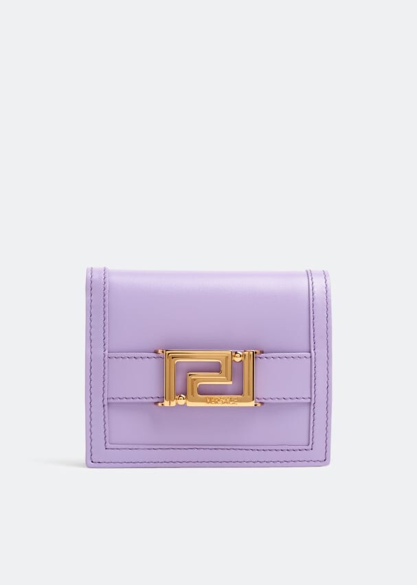 

Кошелек VERSACE Greca Goddess bifold wallet, фиолетовый