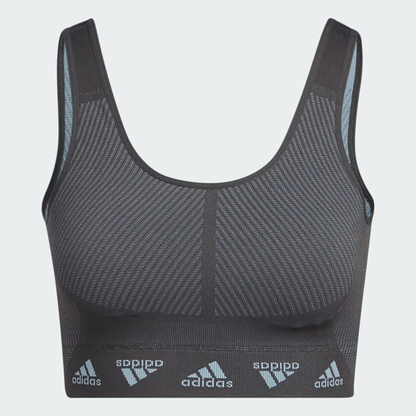 

Спортивный бюстгальтер Adidas Training Aeroknit Light-support, серый