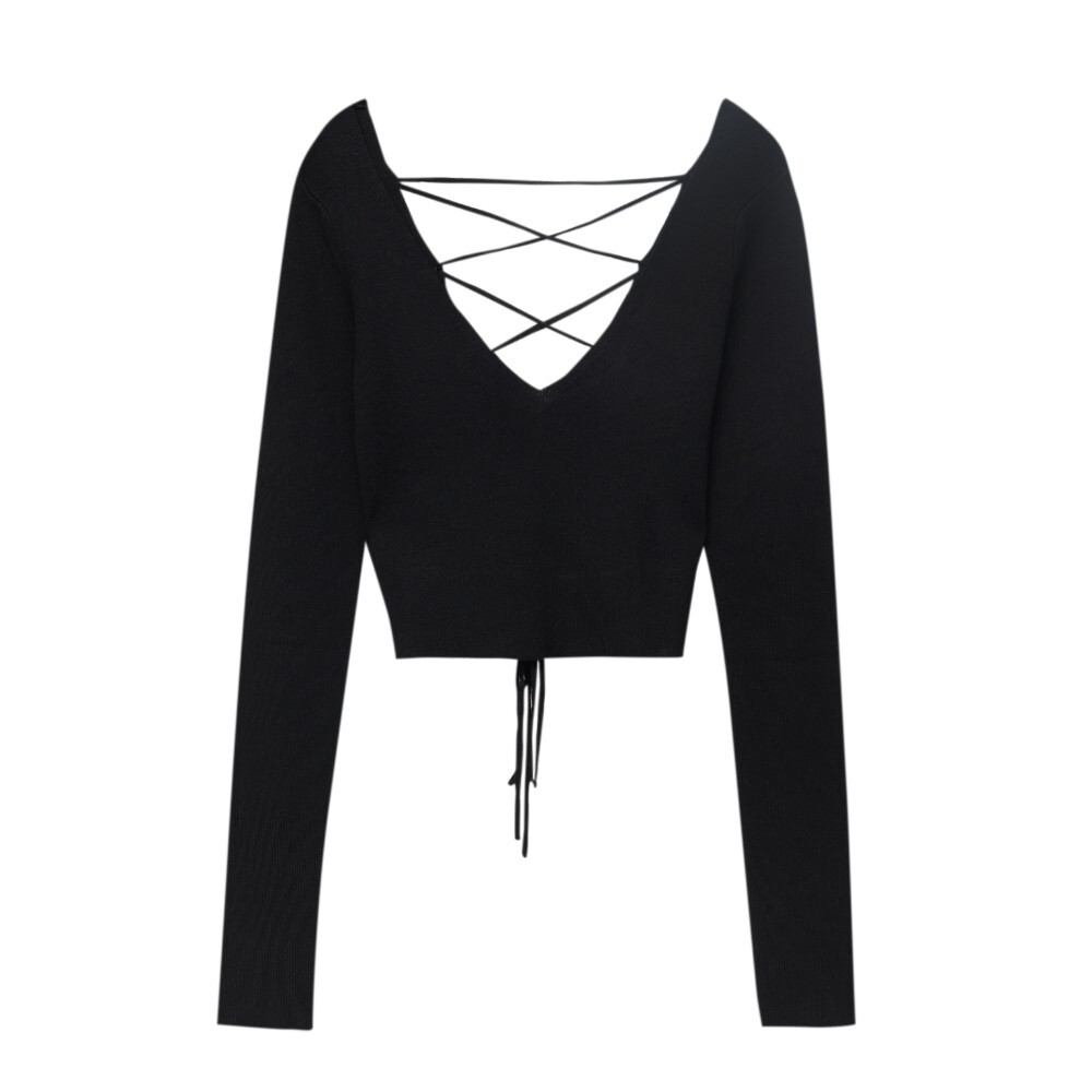 

Джемпер Pull&Bear Corset-style, черный