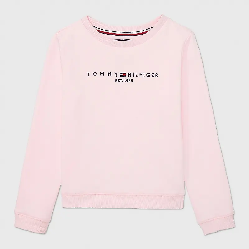 

Толстовка Tommy Hilfiger Kids' Logo, светло-розовый