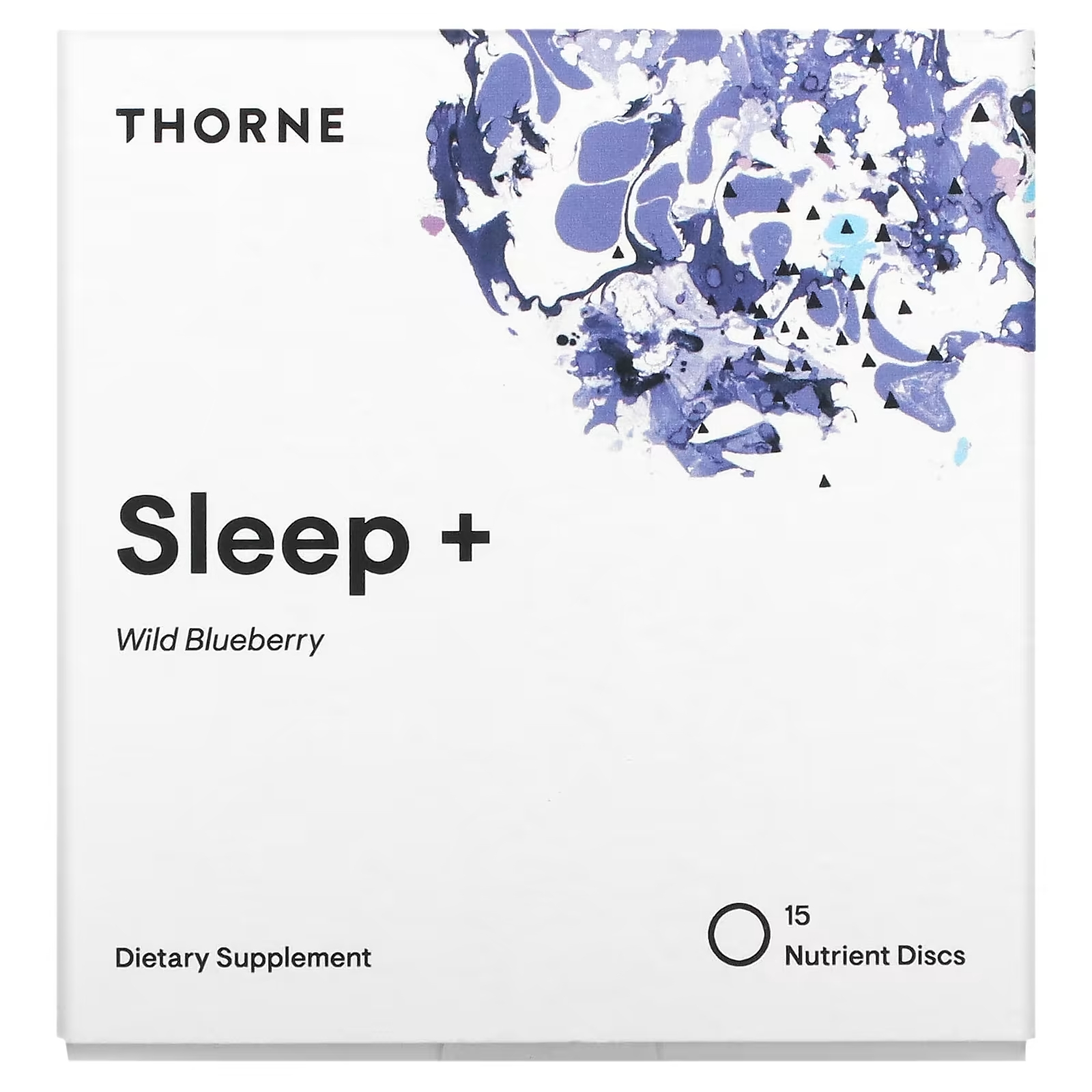 Пищевая Добавка Thorne Research Effusio Sleep, дикая голубика, 15 растворимых дисков
