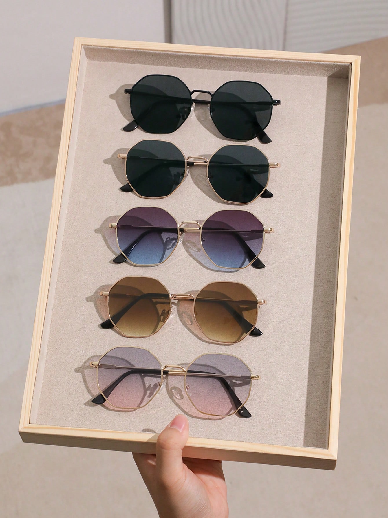 5шт женские классические металлические геометрические оправы модные очки для путешествий аксессуары для одежды цена и фото