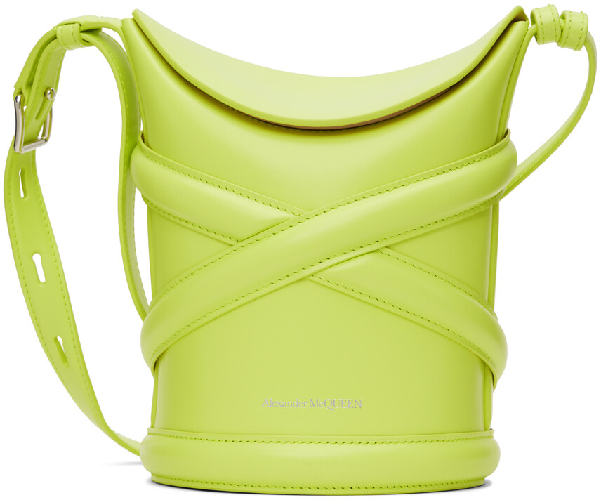 

Зеленая сумка через плечо The Curve Alexander McQueen