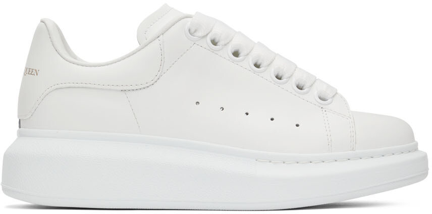 

Белые массивные кеды Alexander McQueen