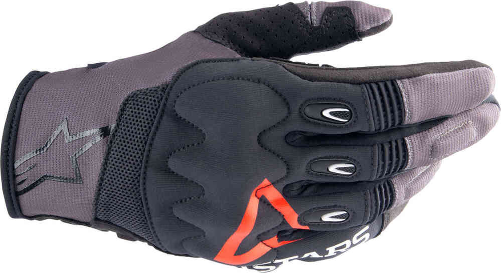 

Перчатки Techdura для мотокросса Alpinestars, черный/серый/красный