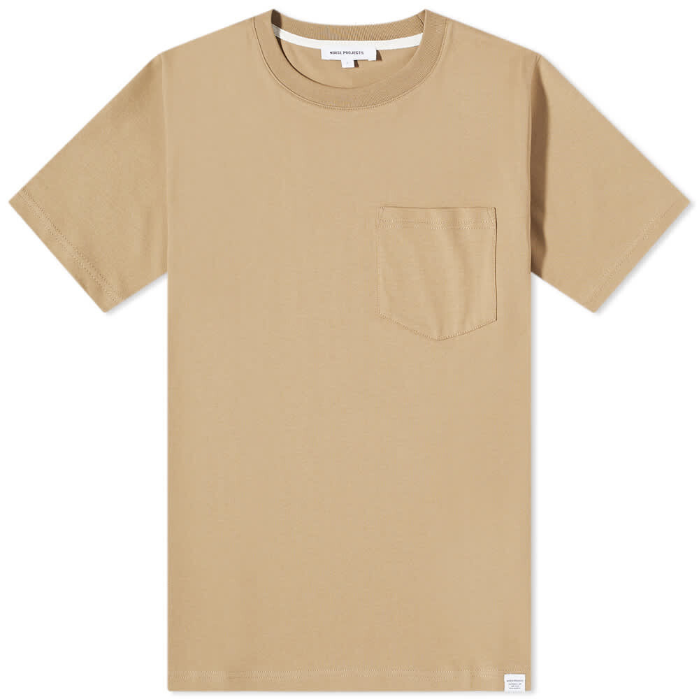 

Футболка Norse Projects Johannes Standard Pocket Tee, Коричневый
