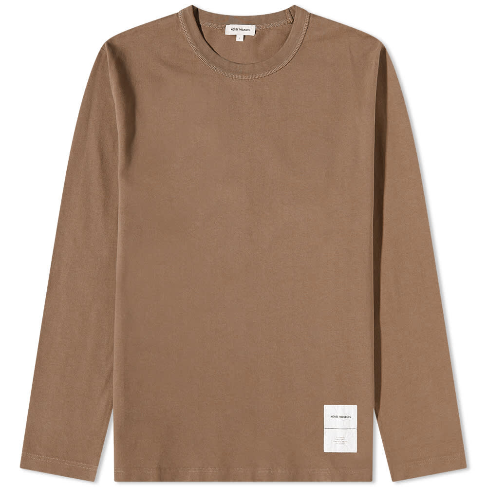 

Футболка Norse Projects Long Sleeve Holger Tab Series Tee, Коричневый