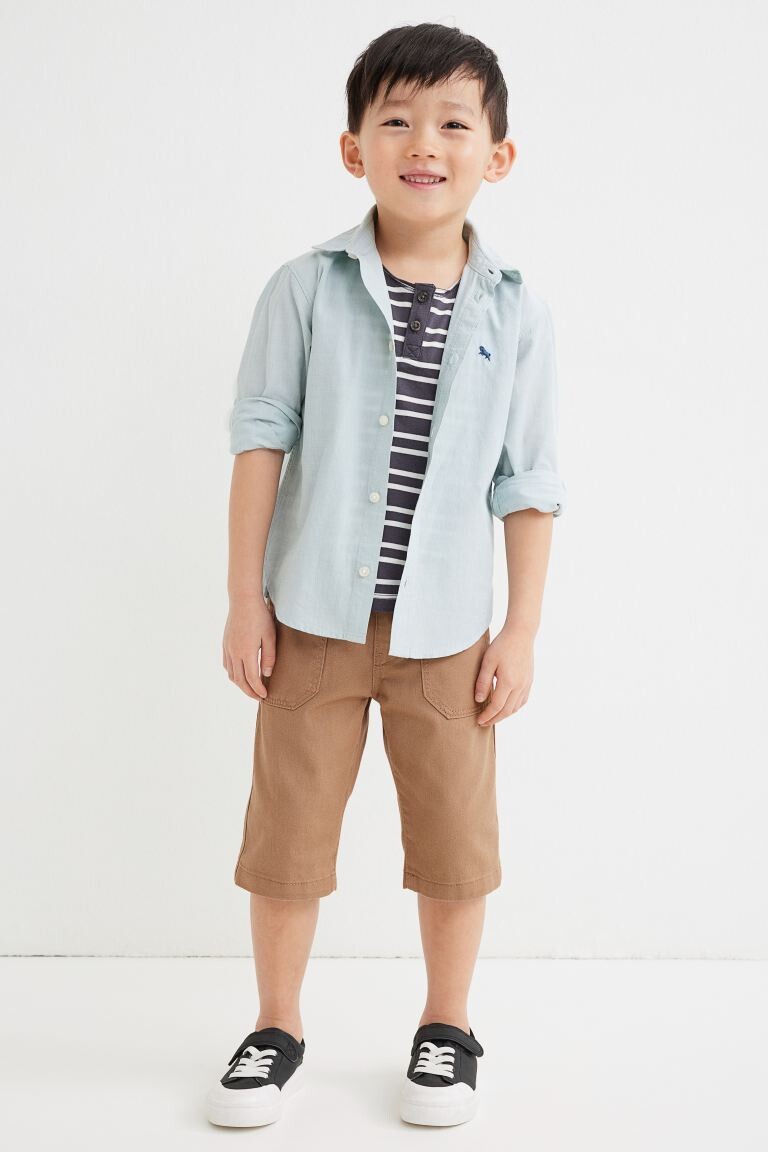 

Укороченные брюки H&M, темно-бежевый