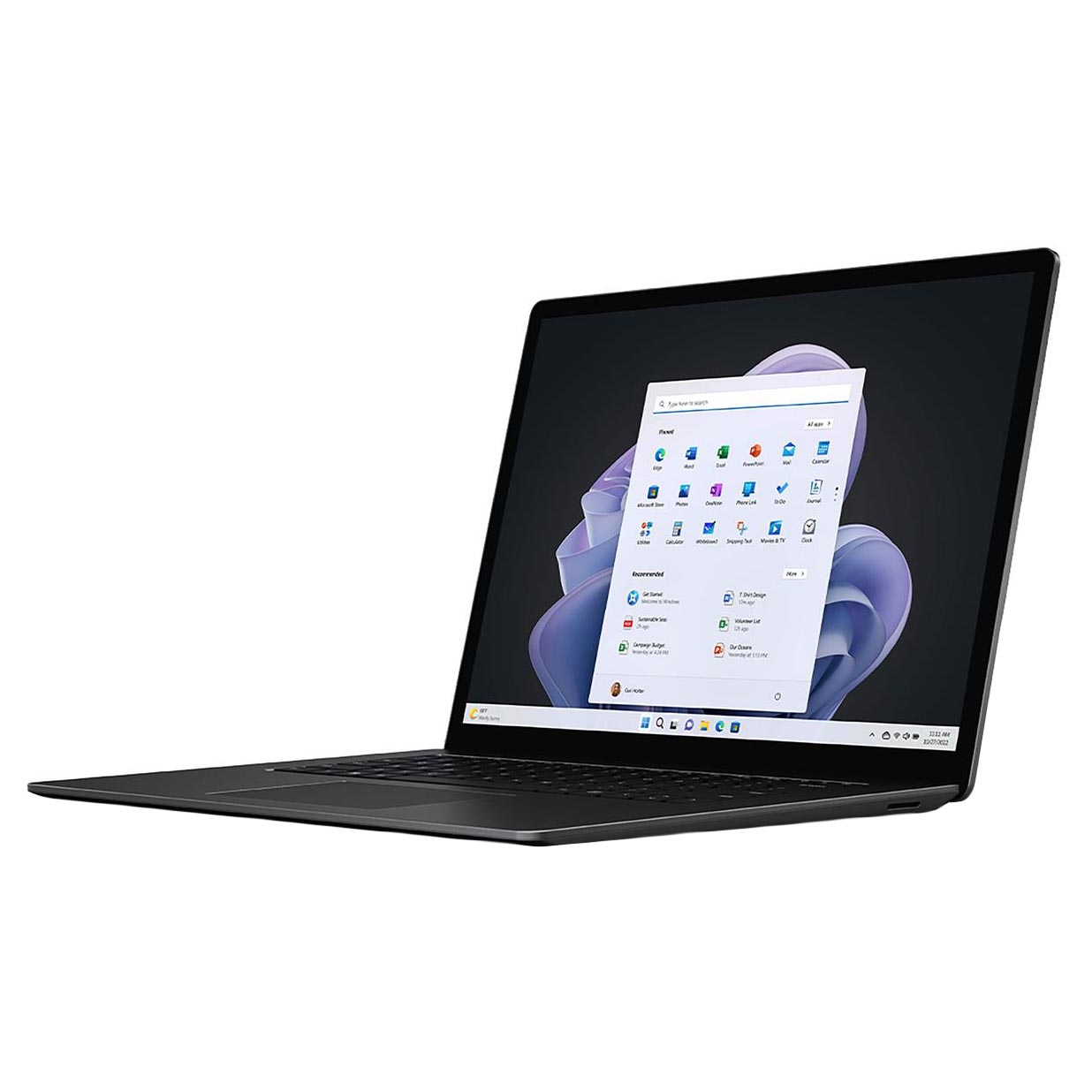 Ноутбук Microsoft Surface Laptop 5, 13,5 Сенсорный, 16Гб/512Гб, i7-1255U, черный, английская клавиатура ноутбук трансформер microsoft surface pro 9 13 touch screen 32 гб 1 тб i7 1255u платина английская раскладка