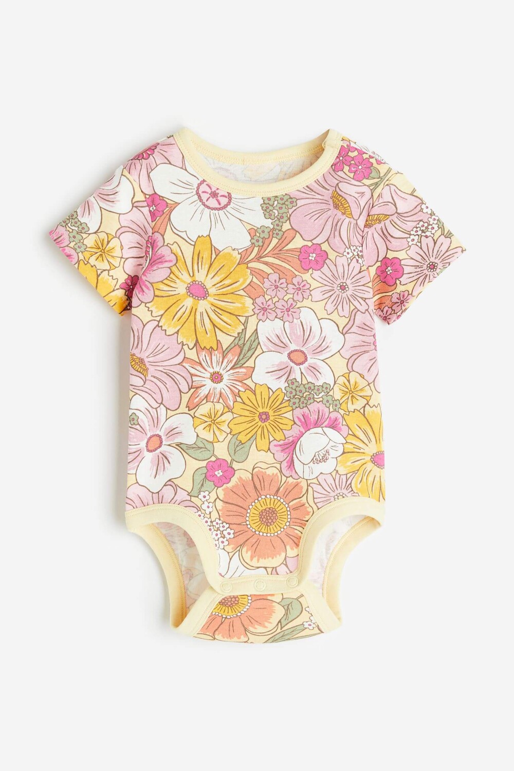 

Боди H&M Patterned, желтый/мультиколор