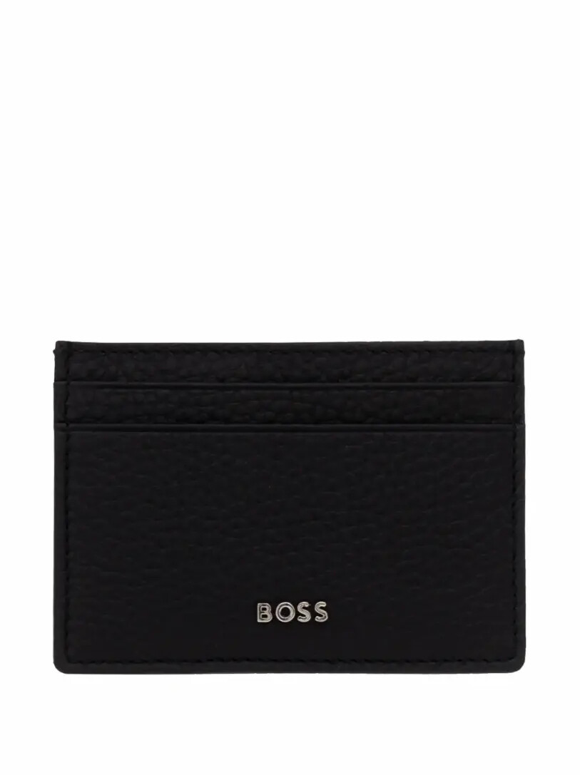 

Кожаная визитница с логотипом Hugo Boss