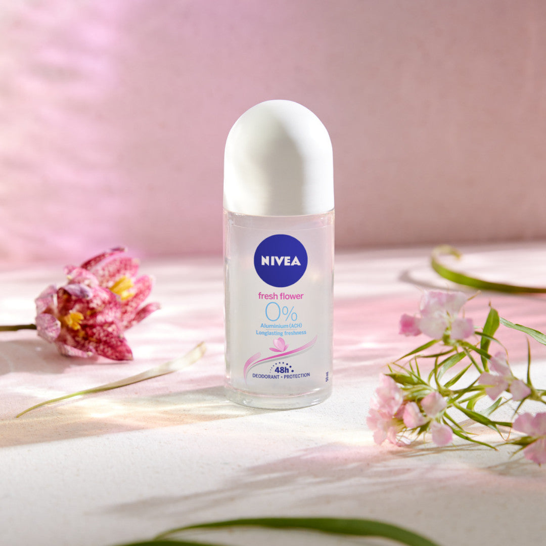 Nivea Шариковый дезодорант Fresh Flower 50 мл – заказать из-за рубежа в  «CDEK.Shopping»