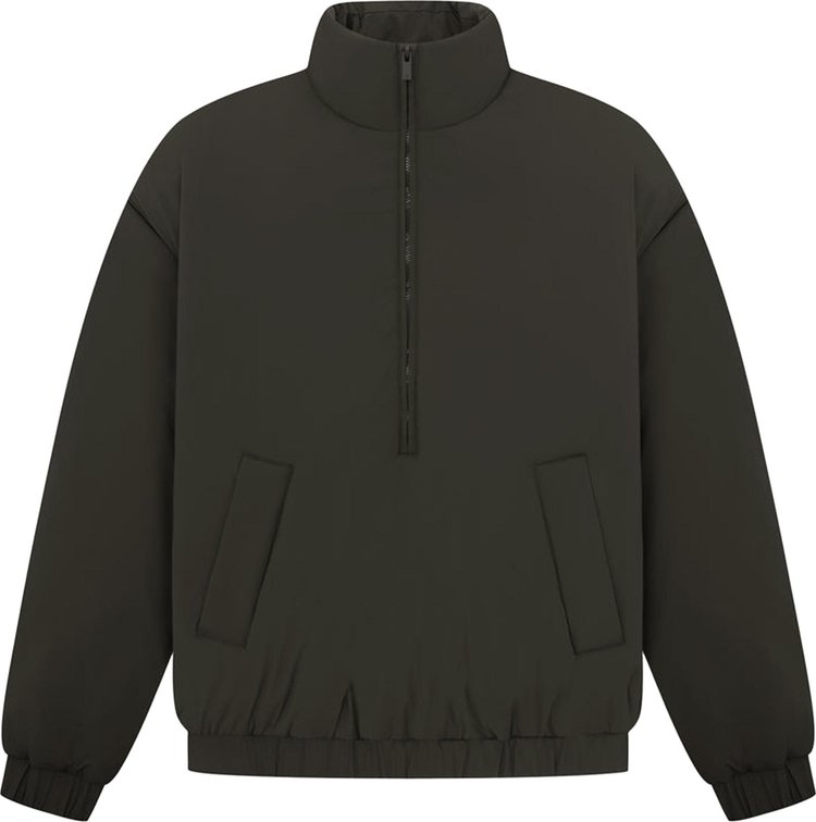 Заказать Пуховик Fear of God Essentials Nylon Puffer Jacket 'Off Black',  черный – цены, описание и характеристики в «»