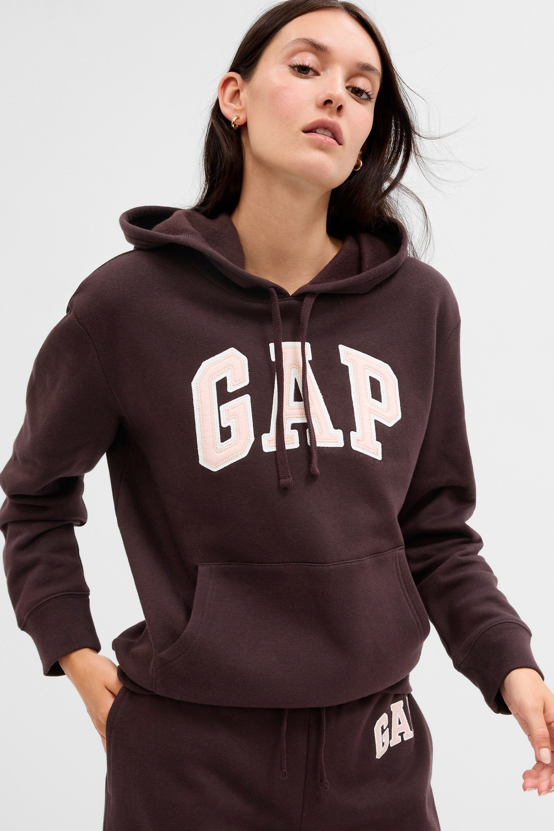 Толстовка с логотипом Gap, коричневый