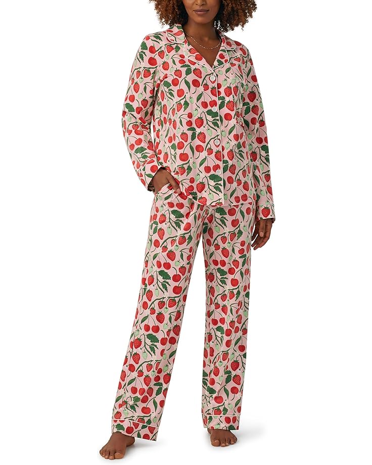 Пижама Bedhead PJs Long Sleeve Classic, цвет Berry Bliss