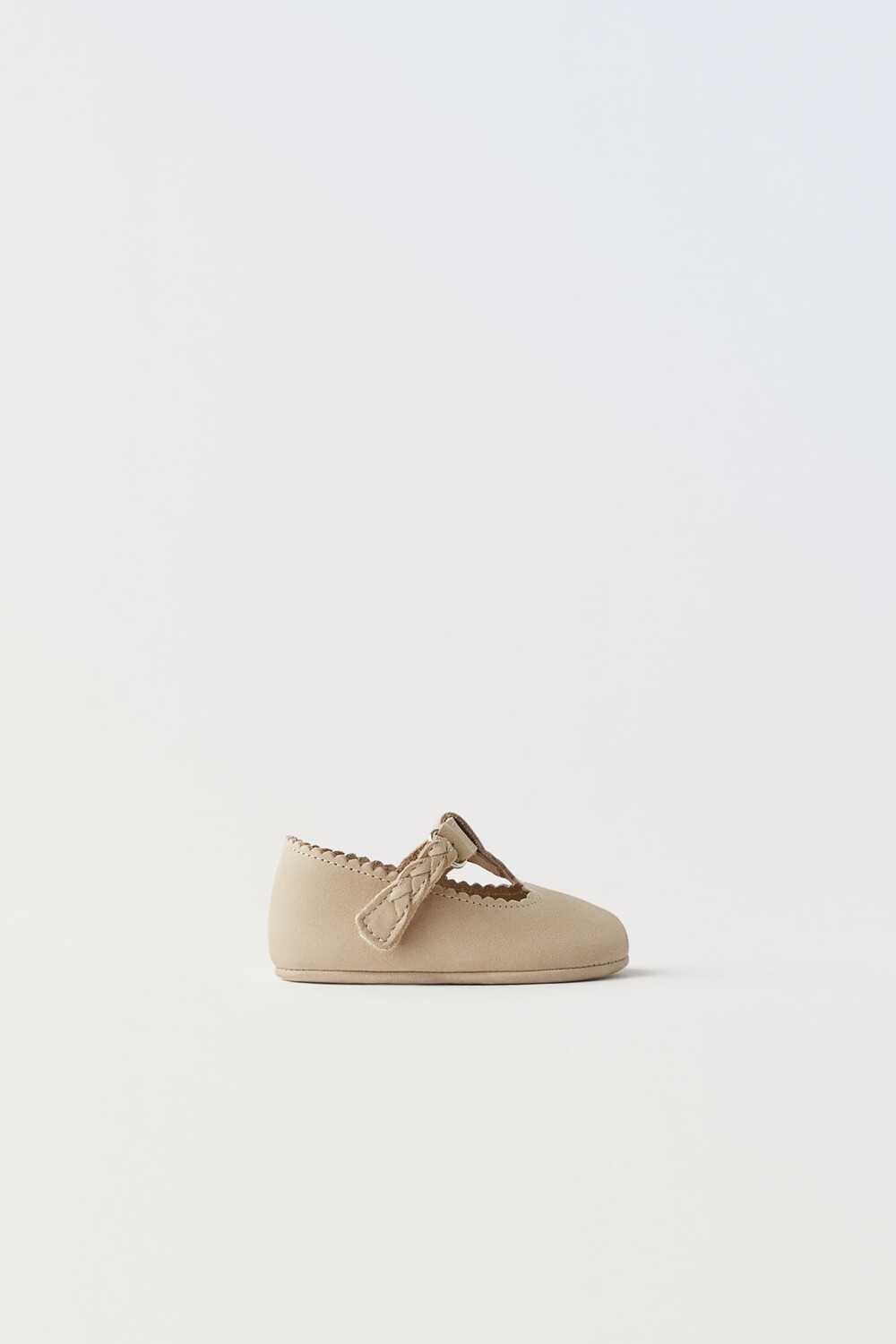 

Кожаные ботинки Zara, розовый