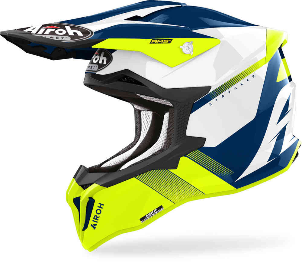 

Шлем для мотокросса Strycker Blazer Airoh, желтый