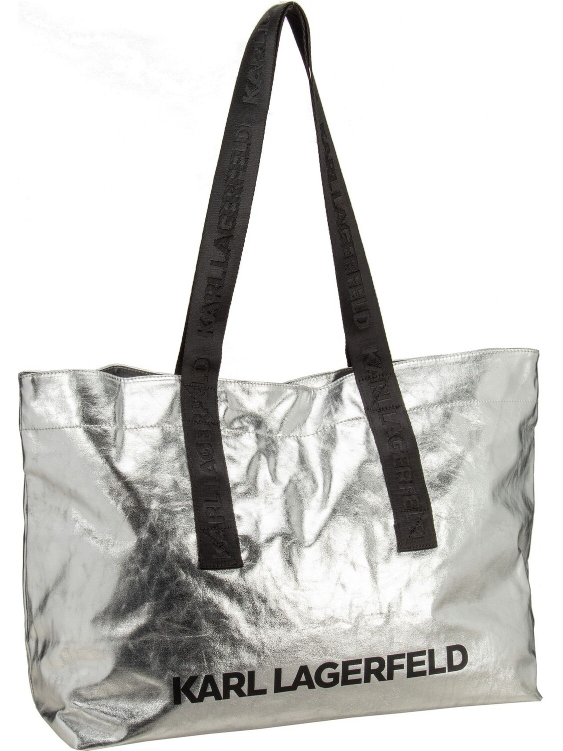 

Сумка шоппер Karl Lagerfeld K/Essential Coated, серебряный
