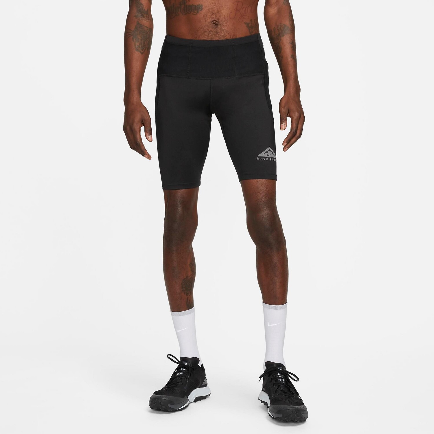 

Мужские тайтсы для бега полудлины Nike Trail Lava Loops Dri-FIT, черный