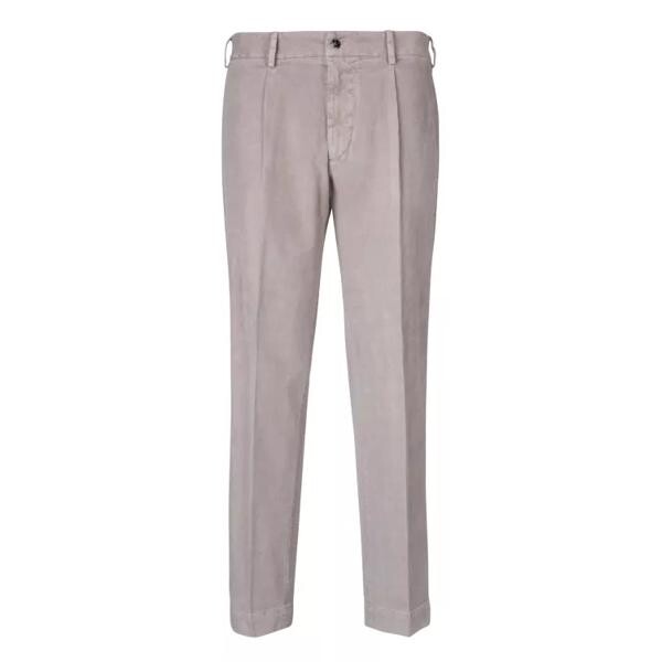 

Брюки cotton blend trousers Dell'Oglio, серый