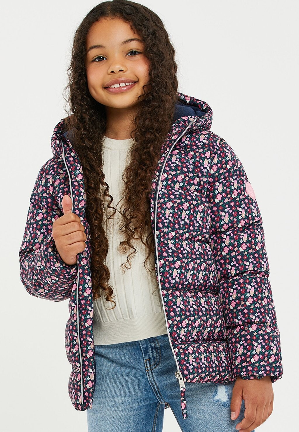 

Зимняя куртка PRINTED PUFFER Threadgirls, цвет navy