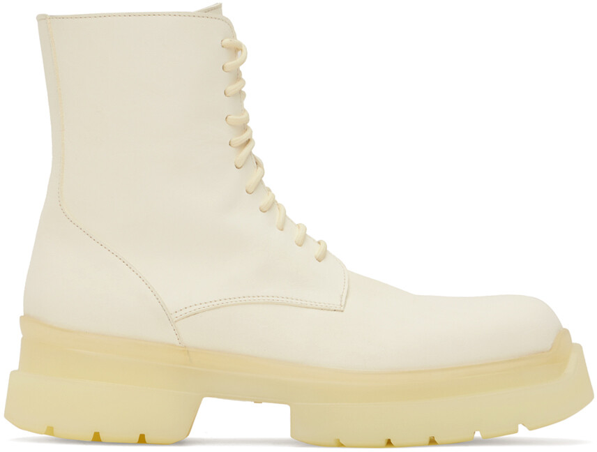 

Белые ботинки Ann Demeulemeester Koos