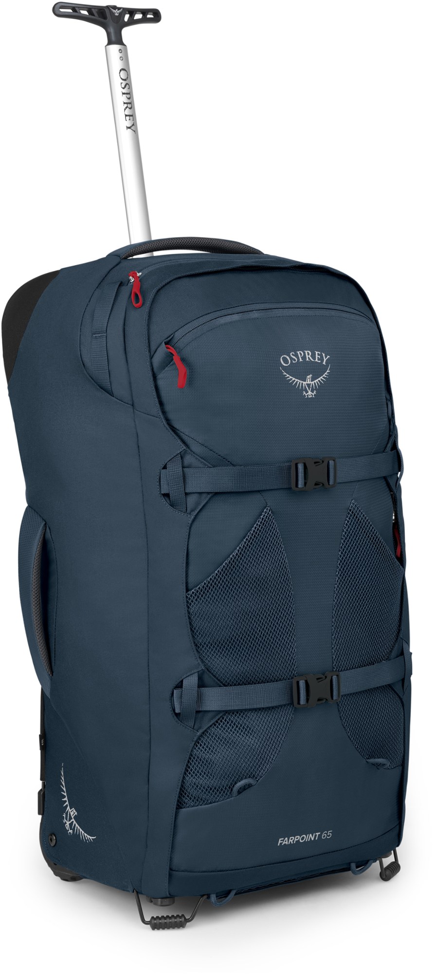Дорожный рюкзак Farpoint 65 на колесиках — мужской Osprey, синий рюкзак osprey farpoint 55 reise 65 cm цвет tunnel vision grey