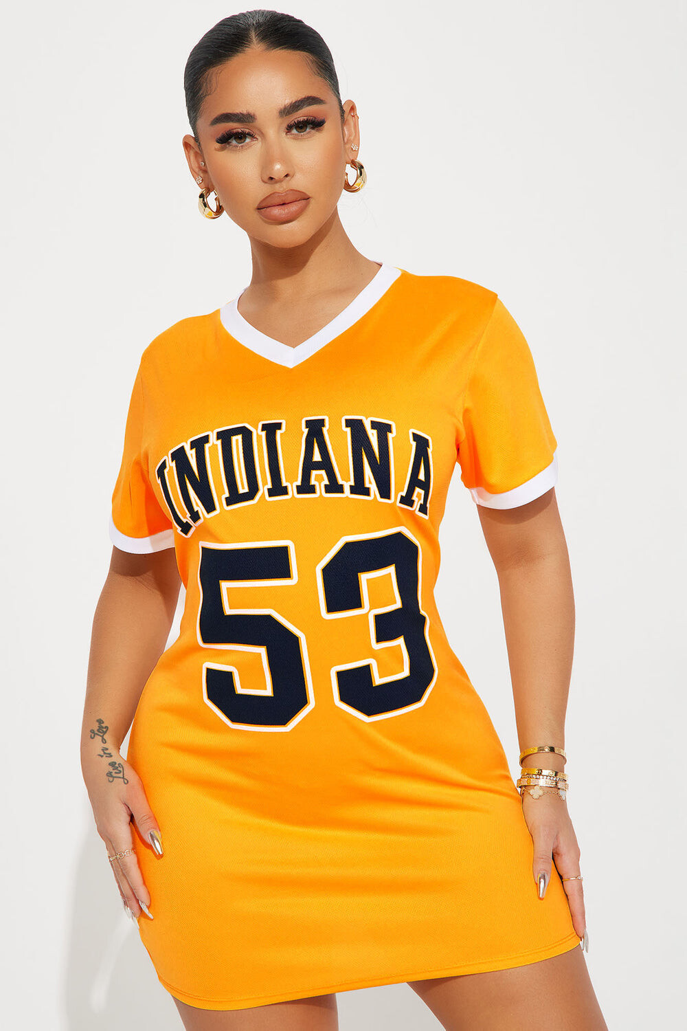 

Мини платье Fashion Nova D28664, желтый