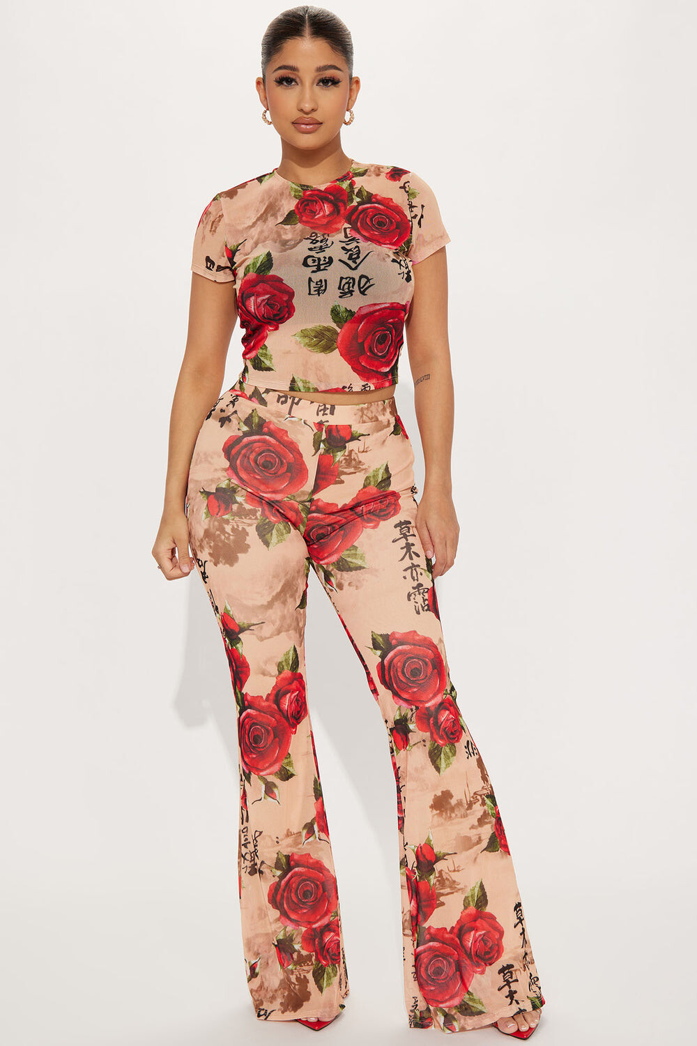 

Брюки Fashion Nova HKTP22465, нюд, Коричневый