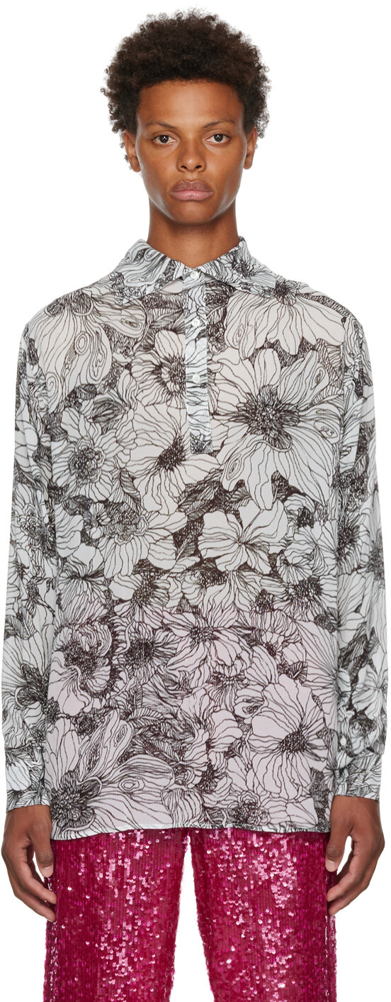 

Белая водолазка Conti Dries Van Noten, Белый