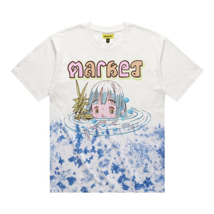 

Футболка Market Pond Tie Dye T-Shirt 'White', белый