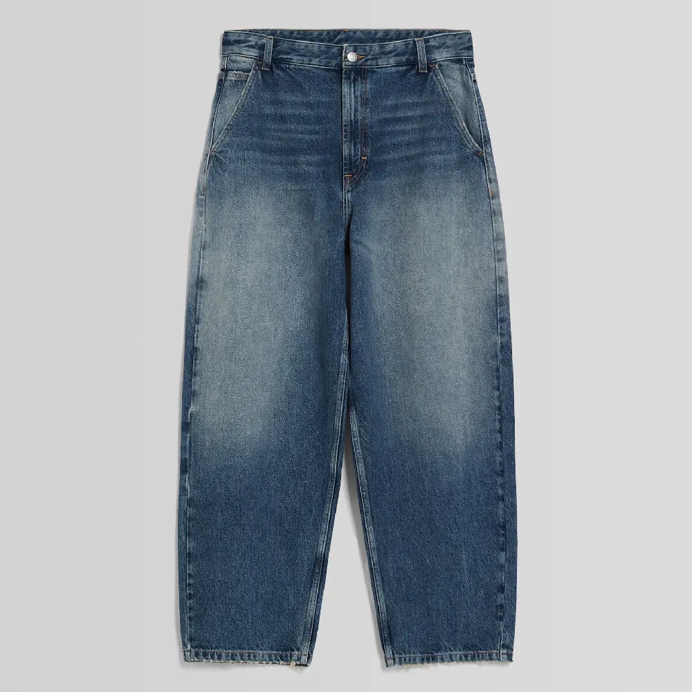 

Джинсы Bershka Faded-effect Skater Fit, синий