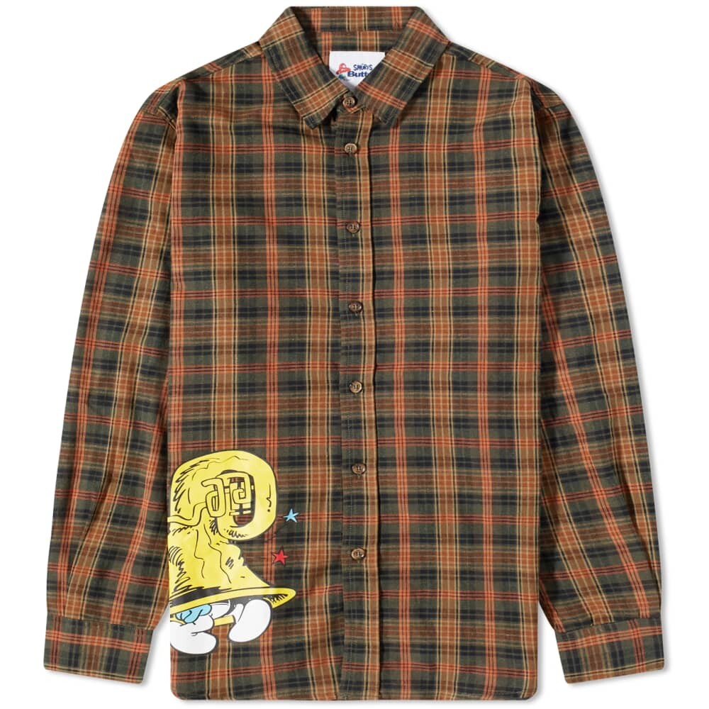 

Рубашка Butter Goods x The Smurfs Harmony Plaid Shirt