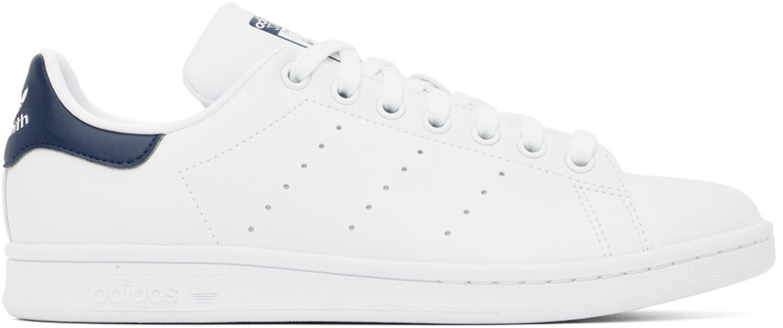 

Бело-темно-синие кроссовки Stan Smith adidas Originals