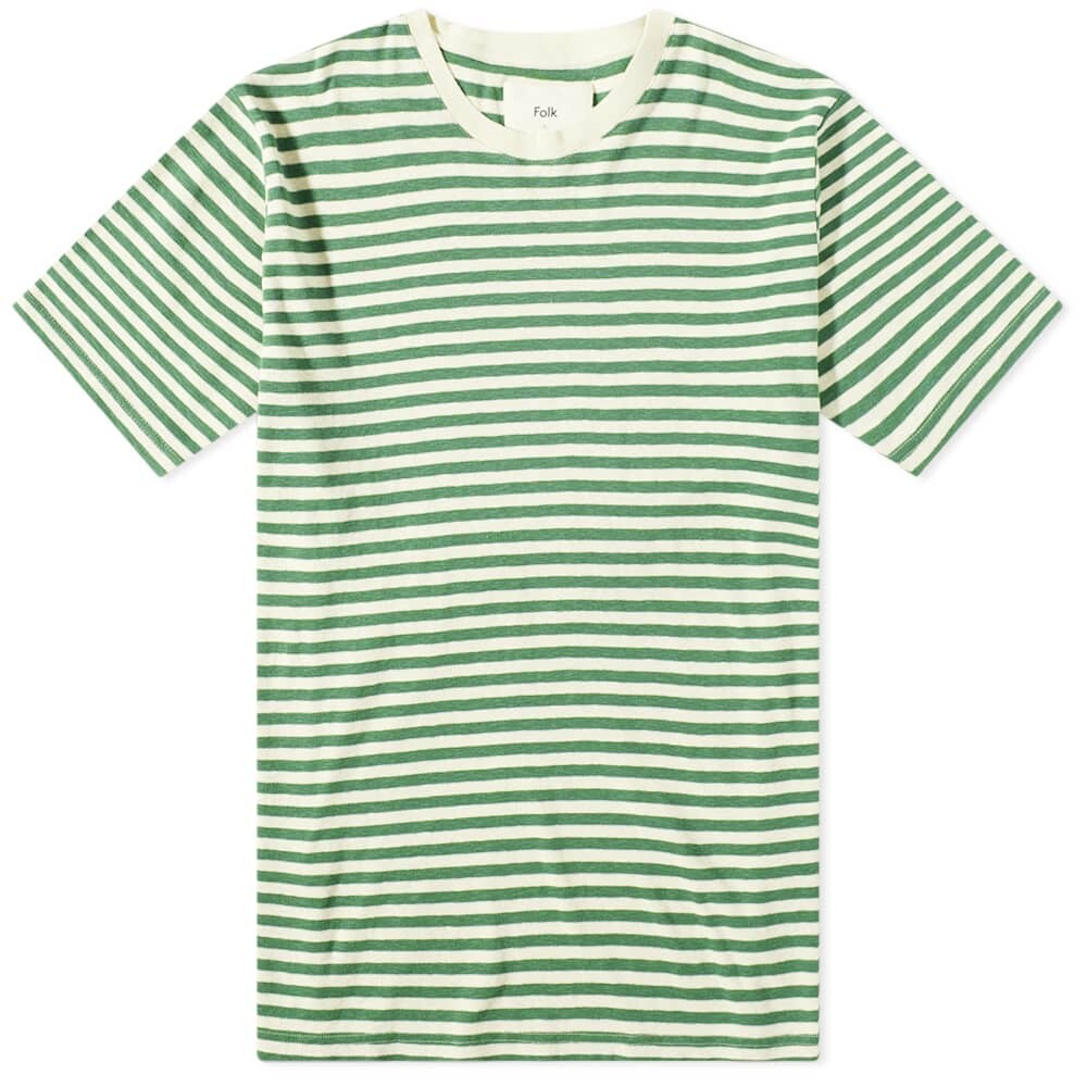 

Футболка Folk Classic Stripe Tee, Серый