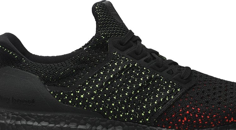 Adidas ultra boost black best sale solar red