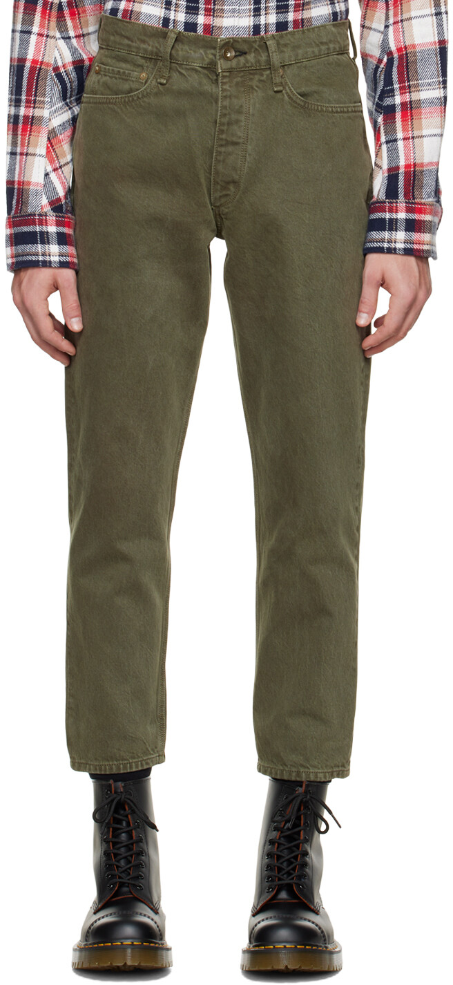 

Зеленые джинсы скинни rag & bone