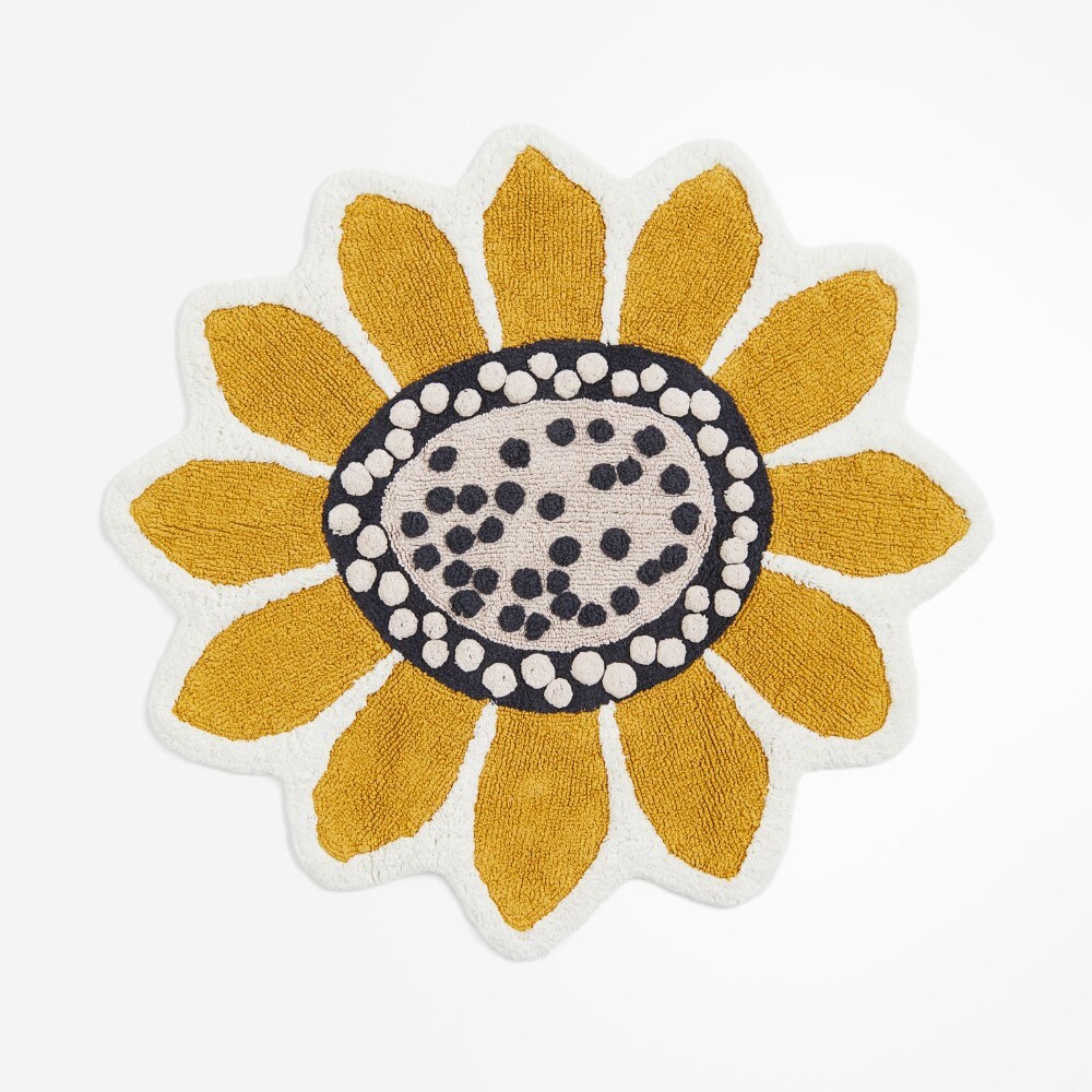 

Ковер H&M Home Tufted-motif Cotton, темно-желтый