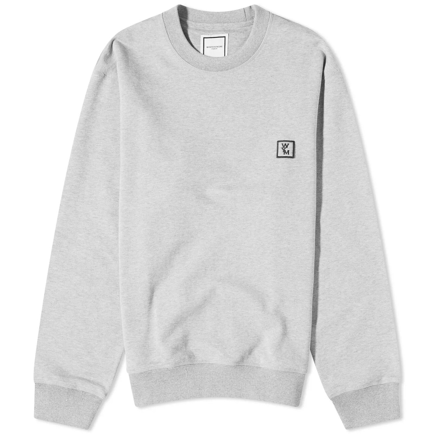 

Свитшот Wooyoungmi Back Logo Crew, серый