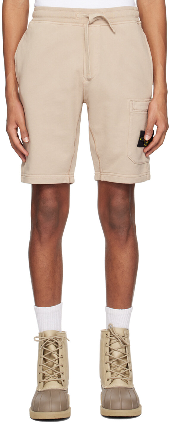 

Бежевые 64651 Шорты Stone Island