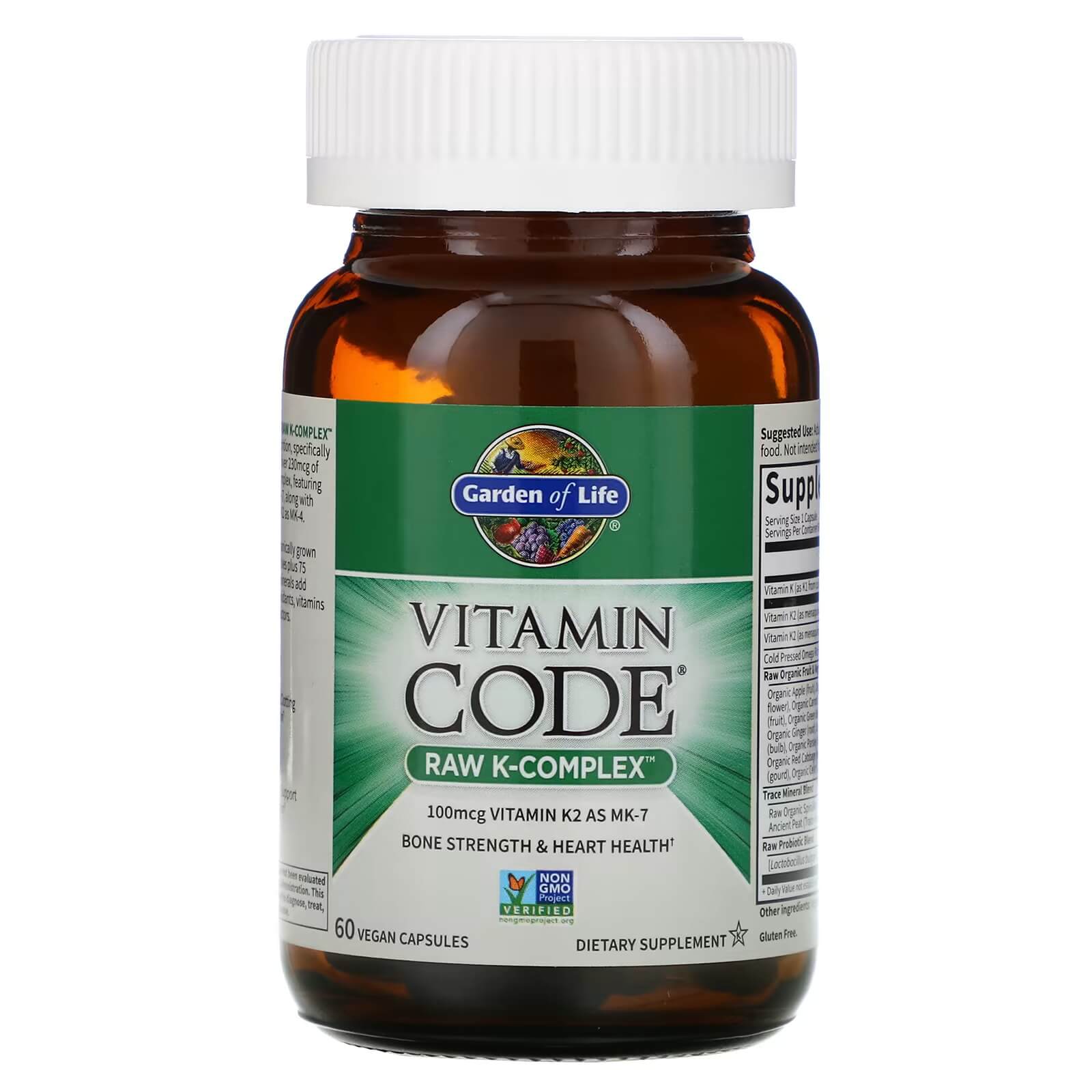 Витаминный комплекс 60 капсул, Garden of Life veglife vital teen витаминный комплекс для девочек 60 вегетарианских капсул
